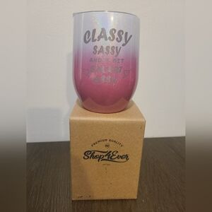 Pink Ombre Stainless Drink Tumbler - Classy Sassy
